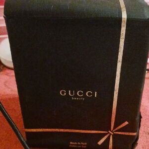Gucci Beauty Black Box with Gold Ribbon